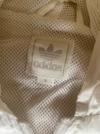Adidas chaqueta blanca vintage sportswear