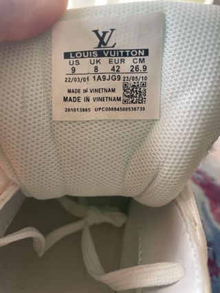 Zapatillas Louis Vuitton Blancas