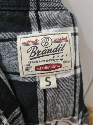 Camisa cuadros Brandit Talla S