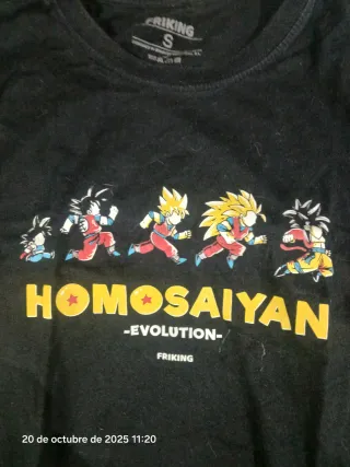 Camiseta Dragon Ball S Homosaiyan