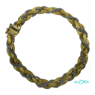 Pulsera Oro 18k Trenzada