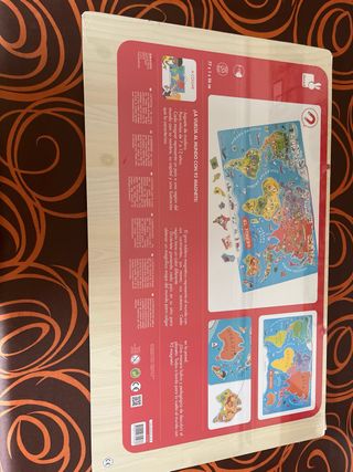 Mapa magnético Janod La vuelta al mundo 92 piezas