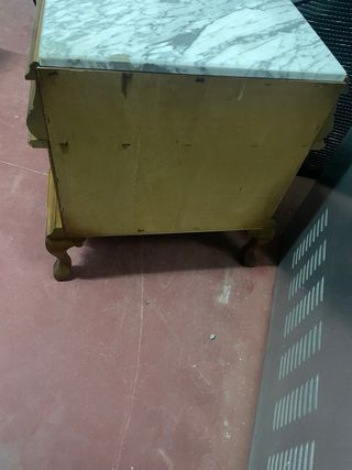 Cajonera Madera con Mármol