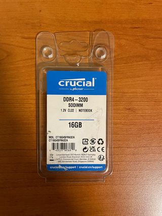 Crucial 16GB DDR4 SODIMM RAM