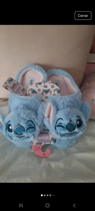 Zapatillas Stitch Talla 40-41 Nuevas