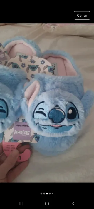 Zapatillas Stitch Talla 40-41 Nuevas