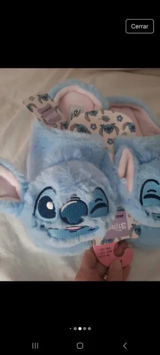Zapatillas Stitch Talla 40-41 Nuevas