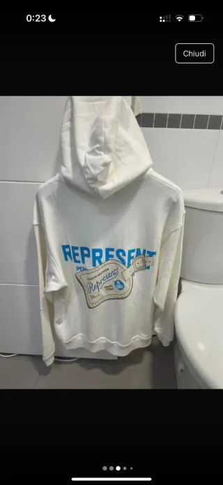 Sudadera Represent Blanca