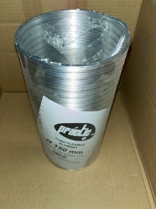 Tubo flexible aluminio 150 mm x 1.5 m
