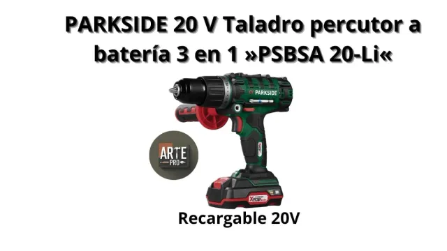 Taladro Atornillador Percutor Parkside