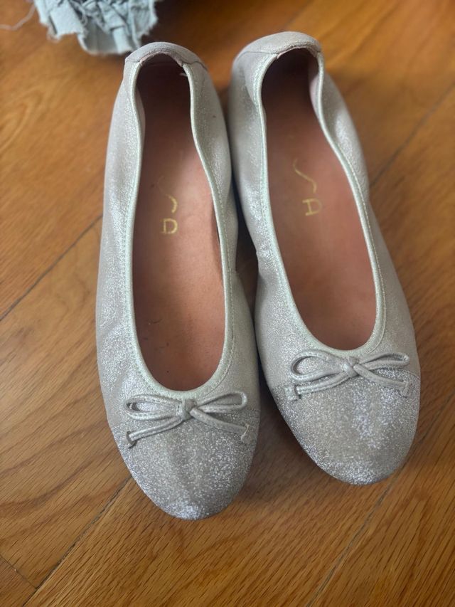 Bailarinas doradas talla 41