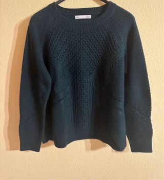 Jersey verde tejido