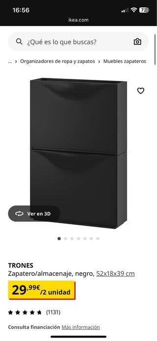 Rack Ikea scarpiera