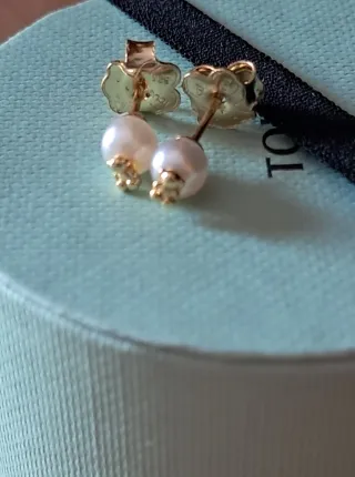 Pendientes Tous Perla y Oso Bear 