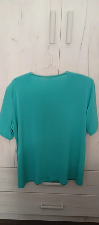 Camiseta Ennagi Talla Única Verde Azulado