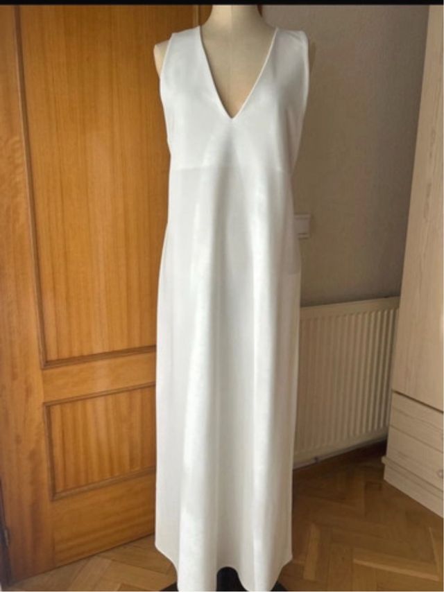 Vestido Zara Blanco