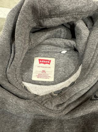 Sudadera con capucha Levi's gris