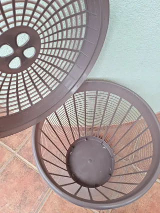 Cesto de ropa sucia / colada redondo