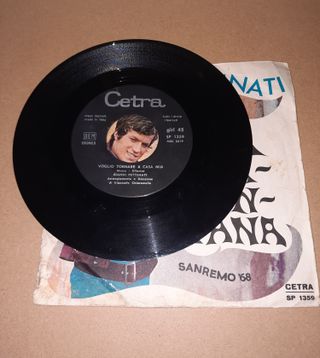 Vinile 45 giri Gianni Pettenati La Tramontana