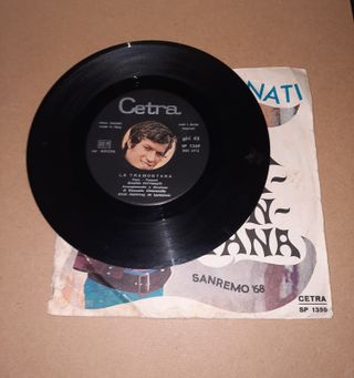 Vinile 45 giri Gianni Pettenati La Tramontana