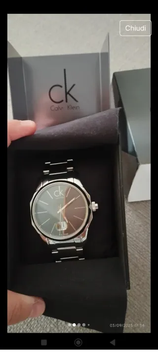 Orologio Calvin Klein Uomo Mai Usato