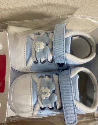 Zapatos Bebé Disney Mickey Mouse Azul Talla 18