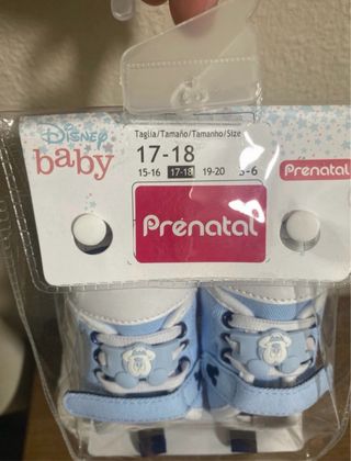 Zapatos Bebé Disney Mickey Mouse Azul Talla 18