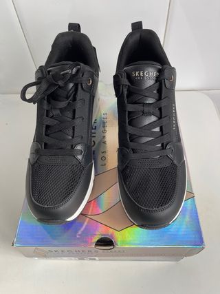 Skechers Zapatillas Negras Mujer