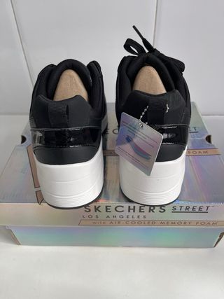 Skechers Zapatillas Negras Mujer