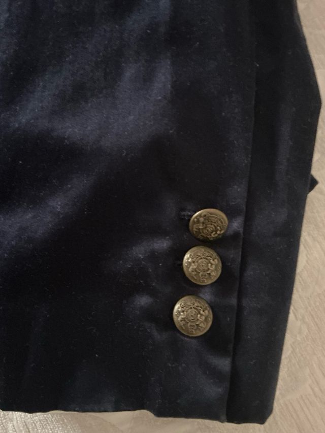 Chaqueta blazer Precchio azul marino vintage