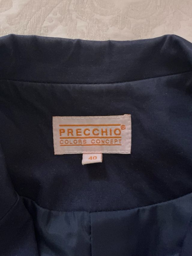 Chaqueta blazer Precchio azul marino vintage