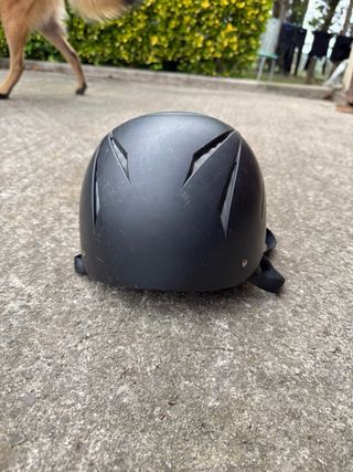 Casco de equitación Fouganza negro