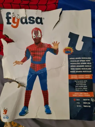 Disfraz Spiderman Talla Única
