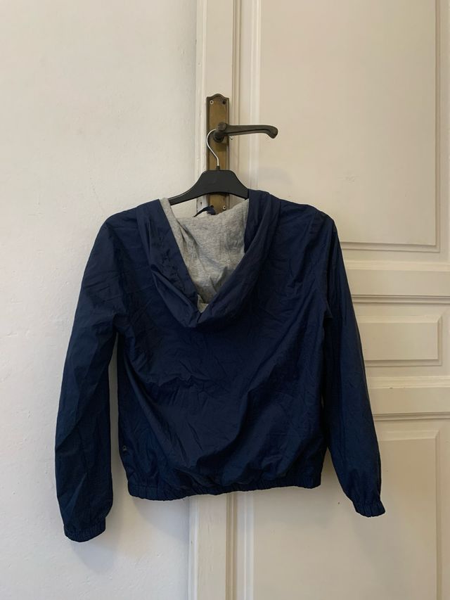 Chaqueta cortavientos niño azul Talla L