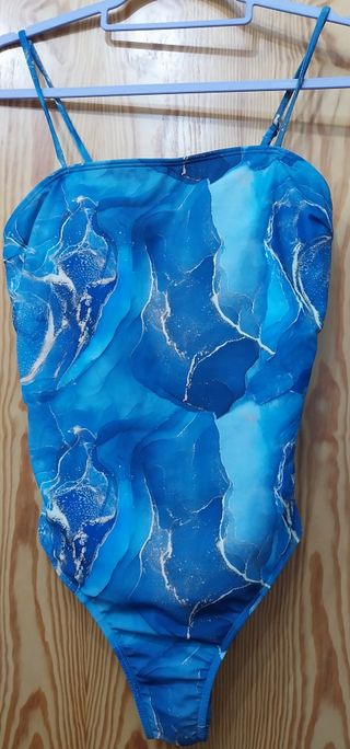 Conjunto Bañador y Túnica Azul Talla XL
