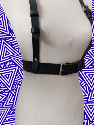 Pettorina harness cinghia imbracatura body gothic