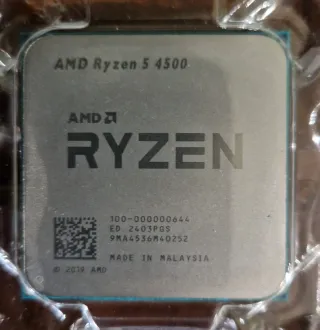 Procesador AMD Ryzen 5 4500 3.6GHz 6/12 BOX