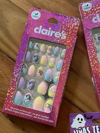 Lote 4 cajas uñas postizas Claire's