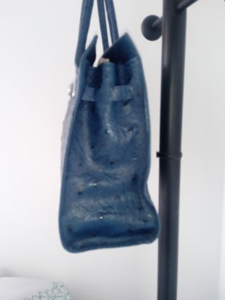 Bolso vintage piel avestruz The Genuine Leather
