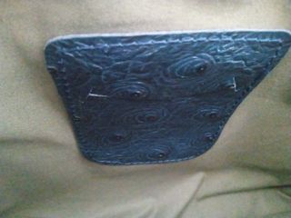 Bolso vintage piel avestruz The Genuine Leather