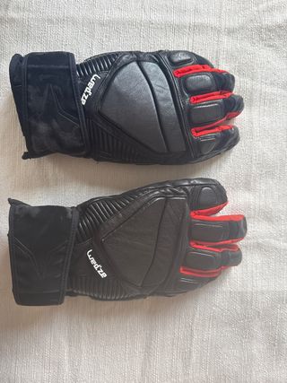 Guantes de Nieve Wed'ze Hombre Negros y Rojos