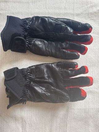 Guantes de Nieve Wed'ze Hombre Negros y Rojos