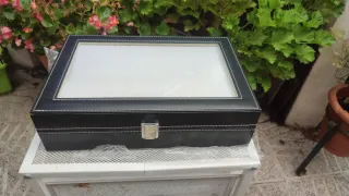 Caja joyero organizadora de relojes/joyería