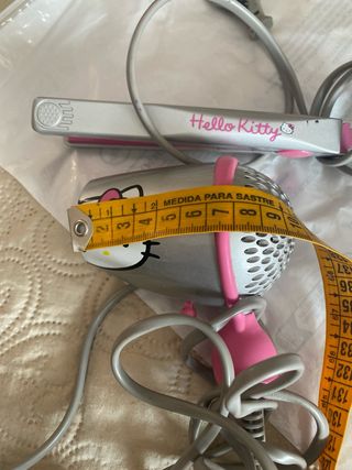 Secador y Planchas Mini Hello Kitty