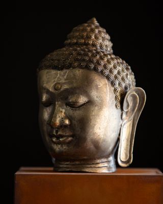 Cabeza de Buda Bronce Fundido