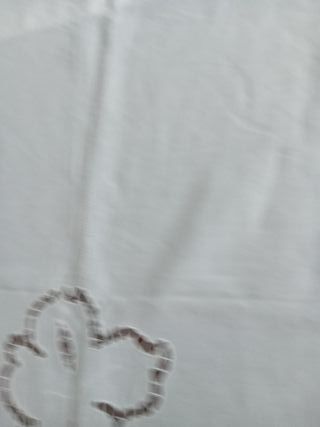 Tendina lino intaglio cm 120x54