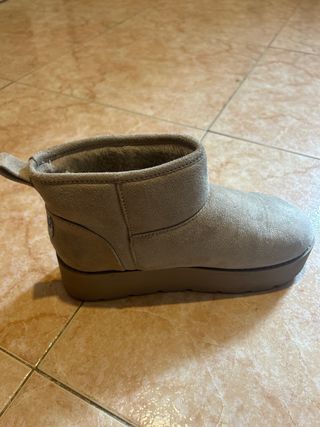Botas Pull&Bear Beige Talla 37