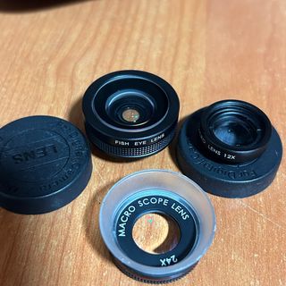Lente Ojo de Pez, Macro 12x y 24x para móvil