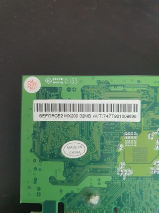 Tarjeta Gráfica Nvidia GeForce 2 MX200