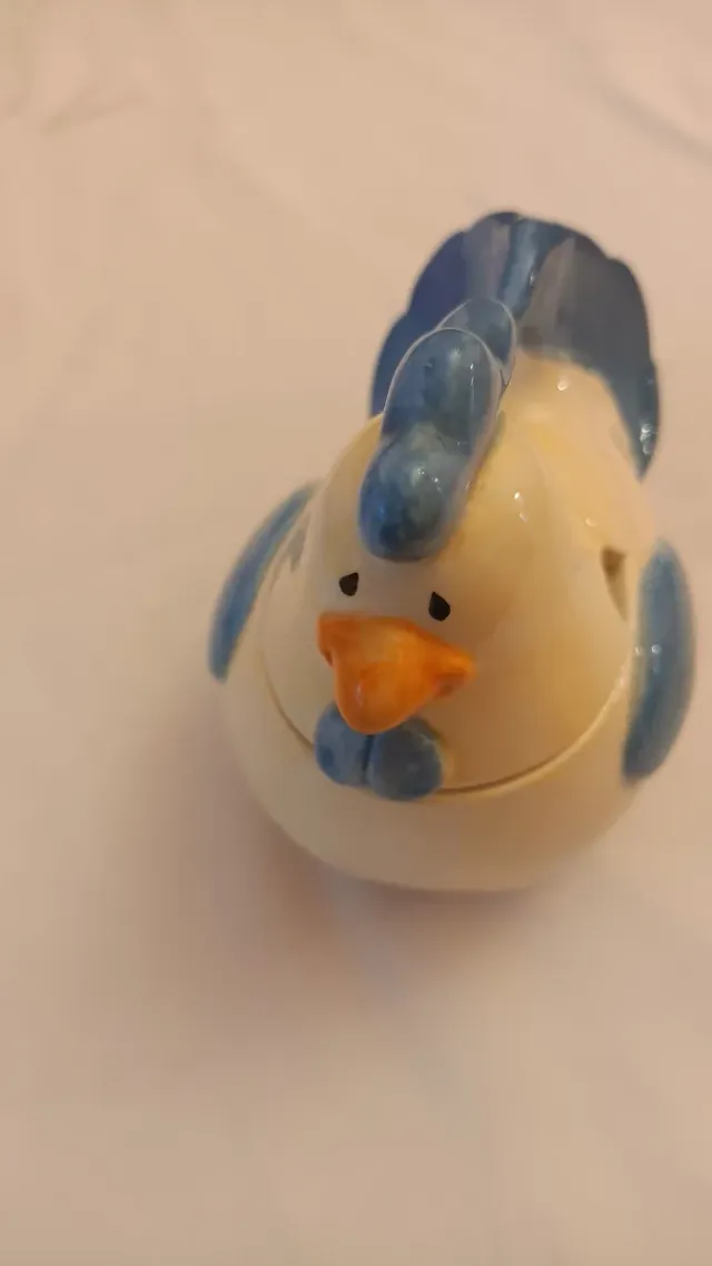 Zuccheriera gallina in ceramica